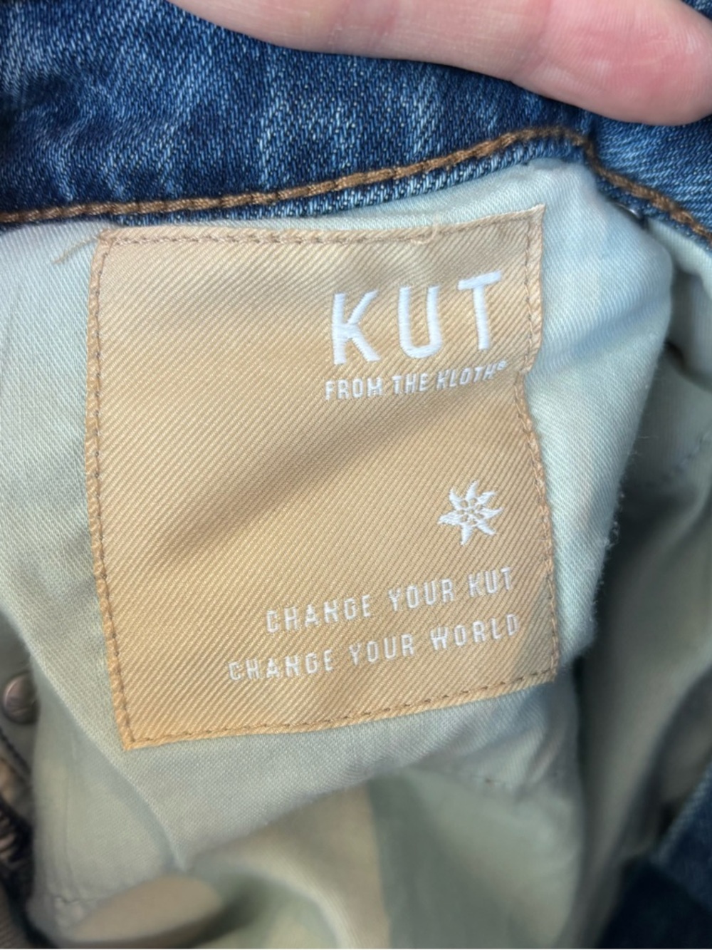 Kut Fab Ab Super Wide Leg Jeans Size 10 - Picture 4 of 9